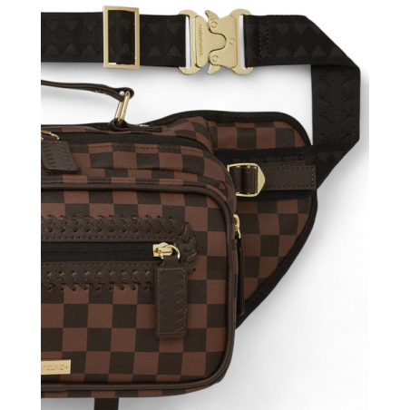 Core Emboss Check Cargo Crossbody Sprayground